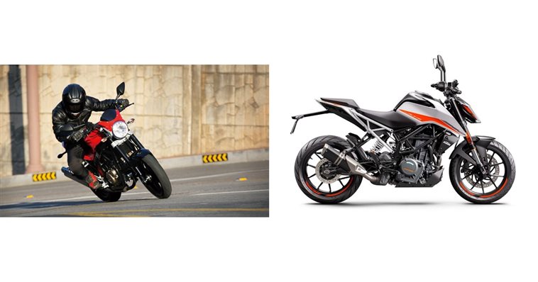 Motorrad Vergleich Hyosung Gt I Naked Vs Ktm Duke