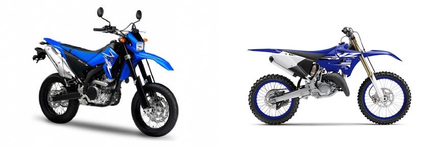 Motorrad Vergleich Yamaha Wr X Vs Yamaha Yz Lc