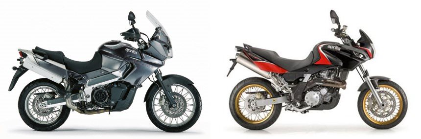 Motorrad Vergleich Aprilia Etv Caponord Vs Aprilia Pegaso