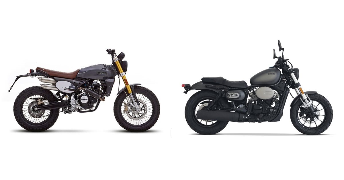 Motorrad Vergleich Fantic Caballero Deluxe 125 2024 Vs Hyosung GV 125i