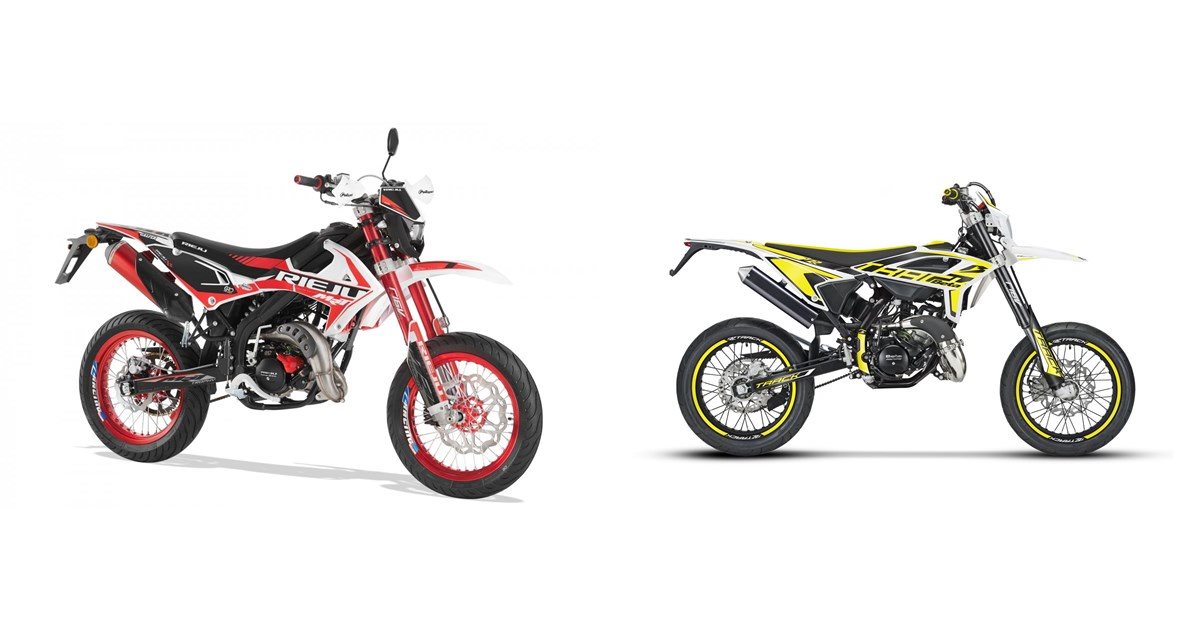 Motorrad Vergleich Rieju MRT 50 SM Trophy 2024 Vs Beta RR 50 Motard