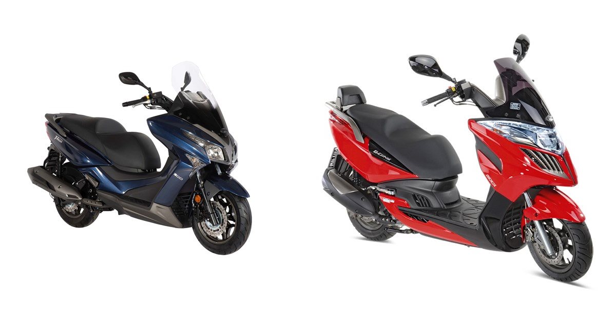 Motorrad Vergleich Kymco X Town 300 ABS 2019 Vs Kymco Grand Dink 300i 2014