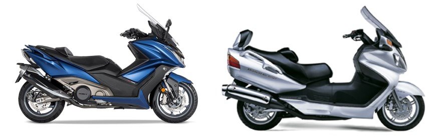 Motorrad Vergleich Kymco Ak I Abs Vs Suzuki Burgman