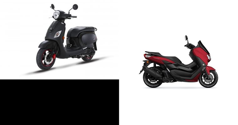 Motorrad Vergleich Sym Fiddle III 125 2021 Vs Yamaha NMAX 125 2021