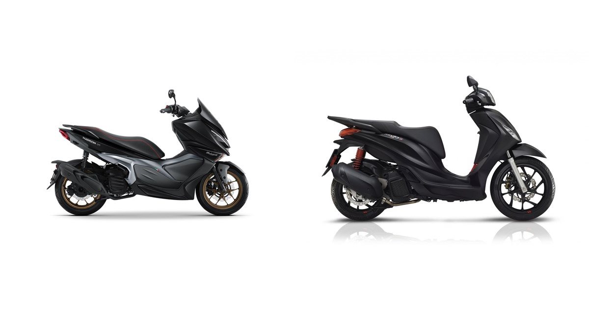 Motorrad Vergleich Malaguti Madison 125 2023 Vs Piaggio Medley S 125