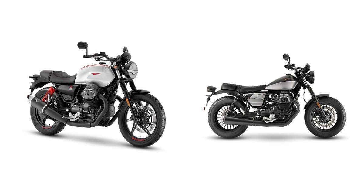 Motorrad Vergleich Moto Guzzi V Stone Ten Vs Moto Guzzi V