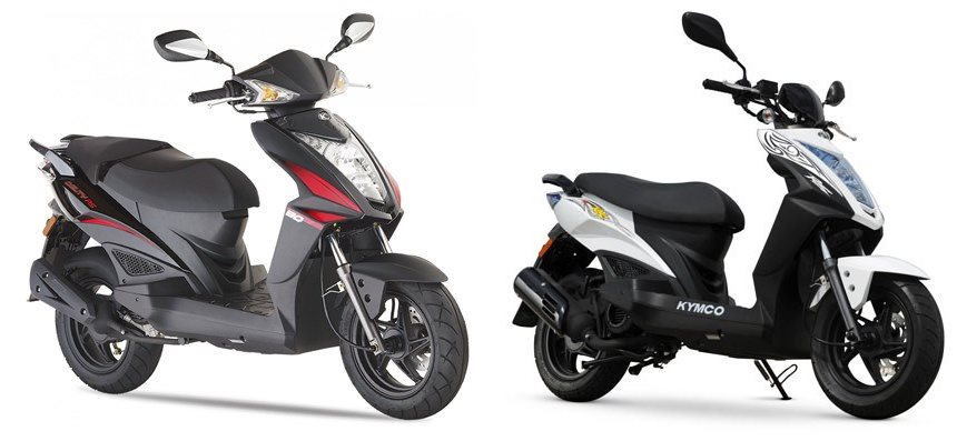 Motorrad Vergleich Kymco Agility RS Naked 50 2018 Vs Kymco Agility RS