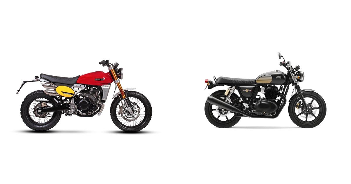 Motorrad Vergleich Fantic Caballero Scrambler 500 2021 Vs Royal