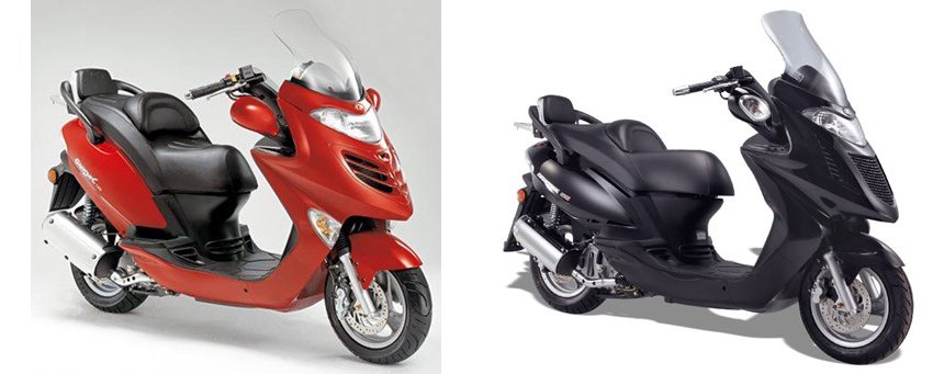 Motorrad Vergleich Kymco Grand Dink Vs Kymco Grand Dink S