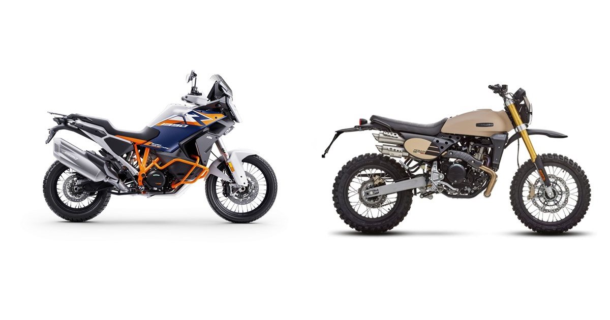 Motorrad Vergleich KTM 1390 Super Adventure R 2025 Vs Fantic Caballero