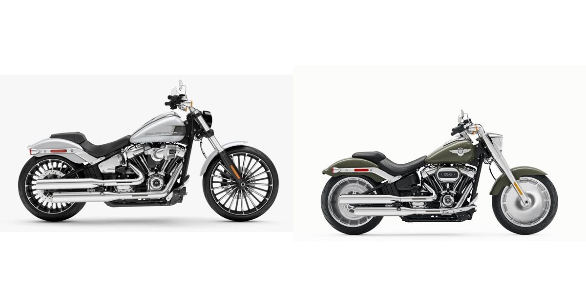 Motorrad Vergleich Harley Davidson Softail Breakout 117 2024 Vs Harley