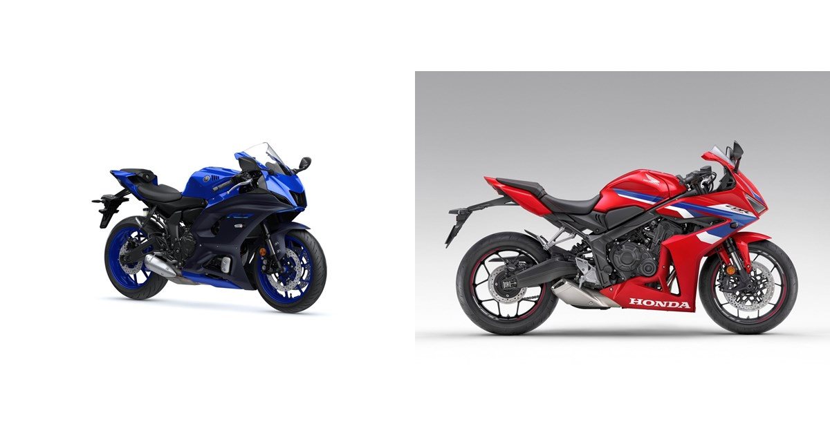 Motorrad Vergleich Yamaha R7 2022 Vs Honda CBR650R 2025