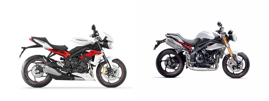 Motorrad Vergleich Triumph Street Triple 675 R 2014 Vs Triumph Speed