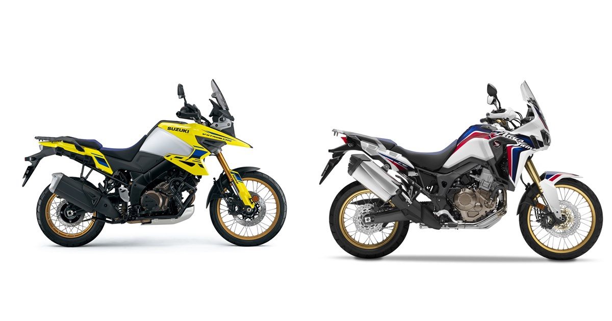 Motorrad Vergleich Suzuki V Strom De Vs Honda Crf L Africa