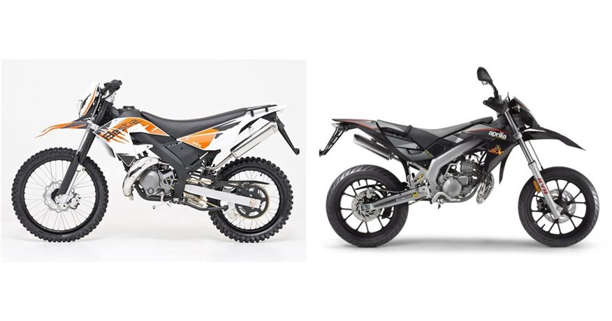 Motorrad Vergleich Online Bestia 50 2020 Vs Aprilia SX 50 Supermoto 2015