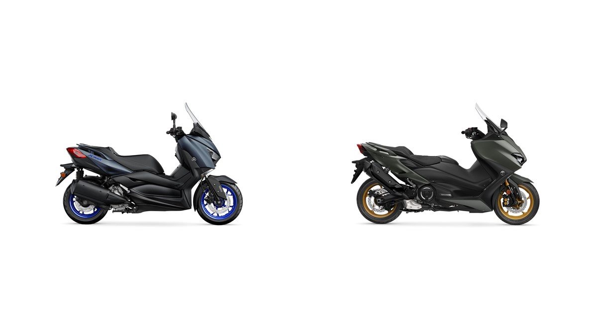 Motorrad Vergleich Yamaha Xmax Vs Yamaha Tmax Tech Max