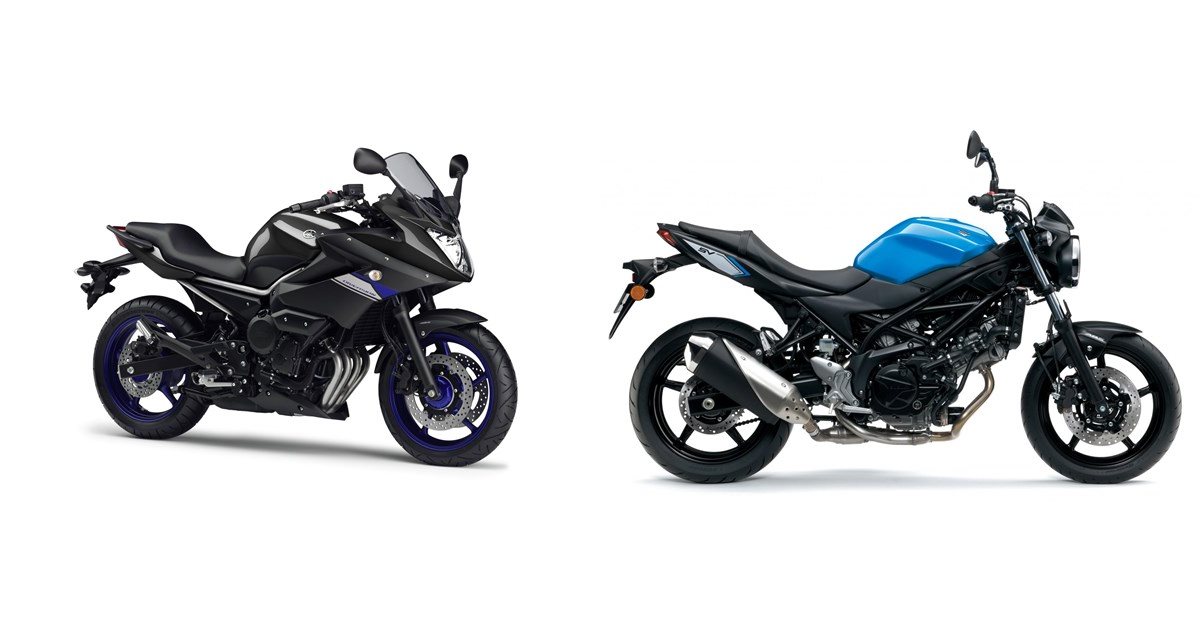 Motorrad Vergleich Yamaha XJ6 Diversion 2014 Vs Suzuki SV 650 2017