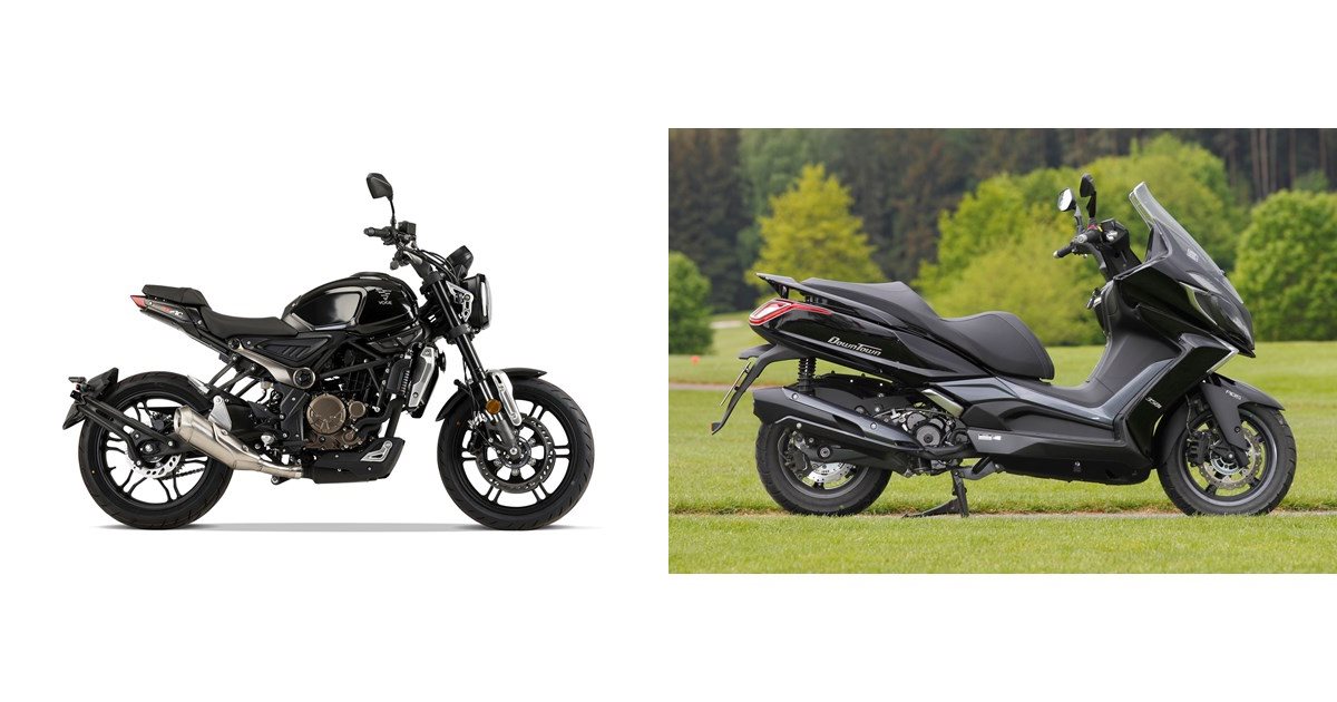 Motorrad Vergleich Voge Ac Vs Kymco Downtown I