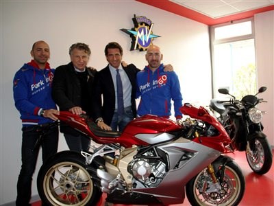 MV Agusta kehrt in den Rennsport,die World Supersport Serie,ab 2013 zurück.News und Modelle an unseren Sontags-Schautagen vom 02.12.-23.12.2012!