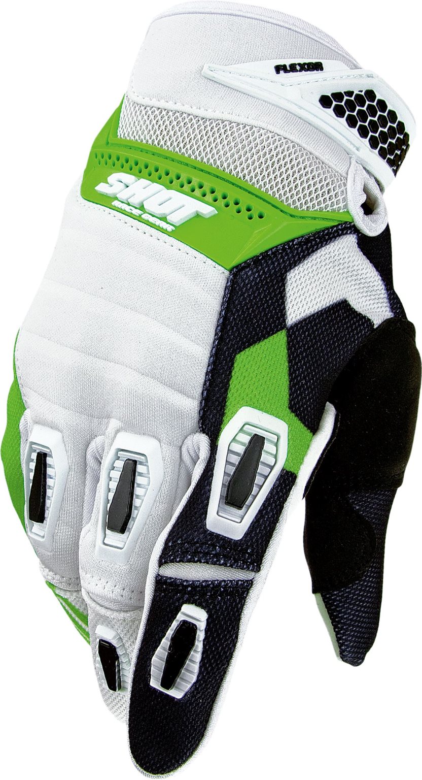 Shot Flexor Edge Handschuh Gr N Weiss Schwarz Um Eur Ps