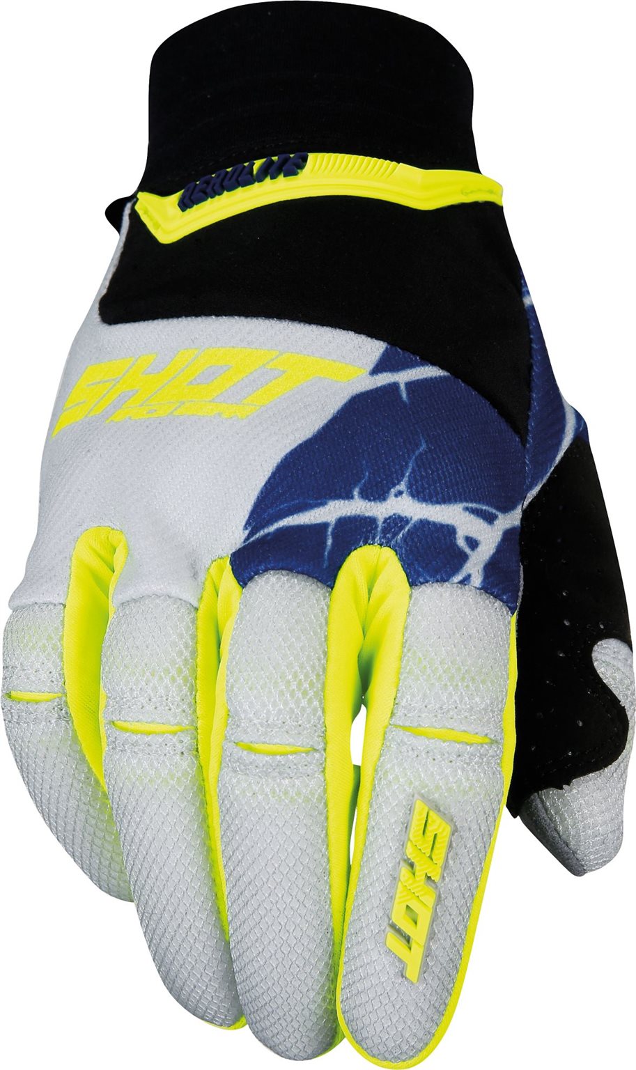 Shot Aerolite Magma Handschuhe Grau Neon Gelb Um Eur Ps