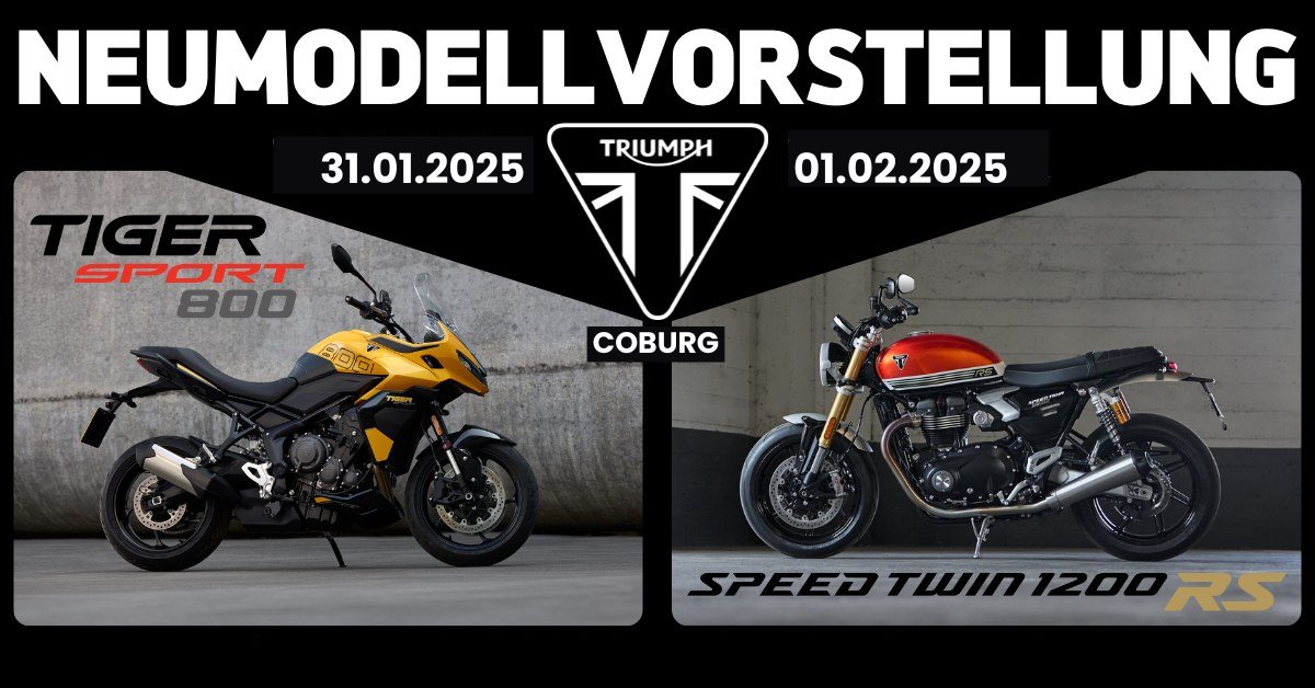 Neumodellvorstellung TRIUMPH SPEED TWIN 1200 RS TIGER SPORT 800