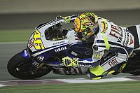 Katar GP: Rossi sieht nach Sturz von Stoner: Podestplätze für Lorenzo und Dovizioso