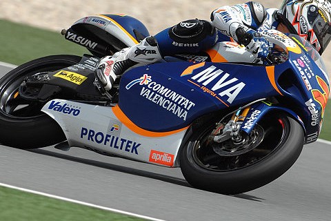 250cc - 1. Qualifying: De Angelis auf provisorischer Pole