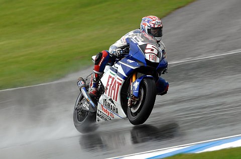 Nicht richtig nass - nicht richtig trocken: Keine guten Bedingungen für Yamaha