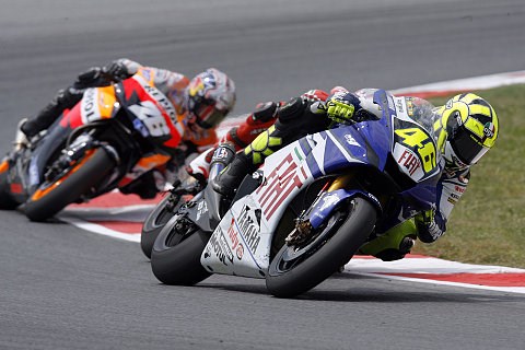 MotoGP: 3. Training: Rossi schnappt Stoner die Bestzeit weg