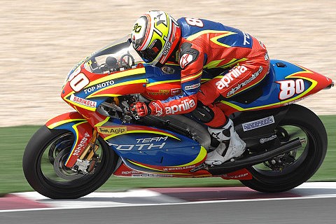 1. Training 250cc: Barbera mit schnellem Beginn