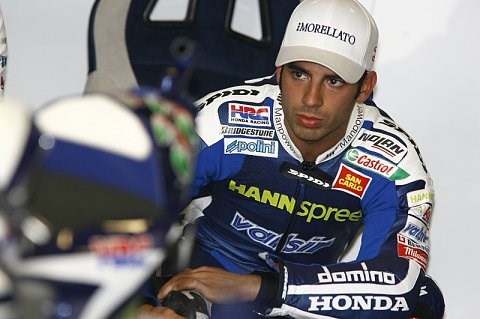 Melandri hofft: Am Samstag will er wieder dabei sein