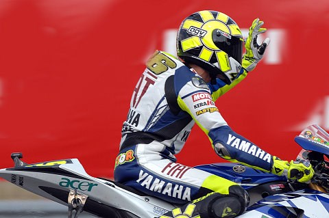 Rossi gab alles: Am Maximum