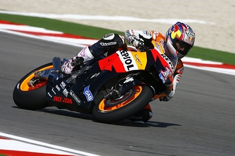 Die Pole geholt: Haydens Dankesrede