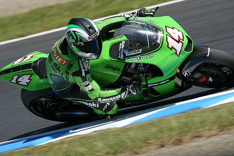 Gute Laune bei de Puniet und West: Nur das Überholen könnte schwierig werden