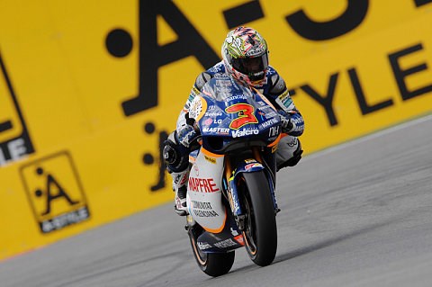 Warm Up 250cc: De Angelis durfte vorne schwimmen