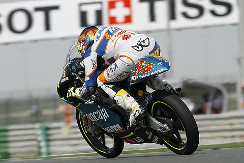 1. Training 125cc: Der Regen sagt Hallo