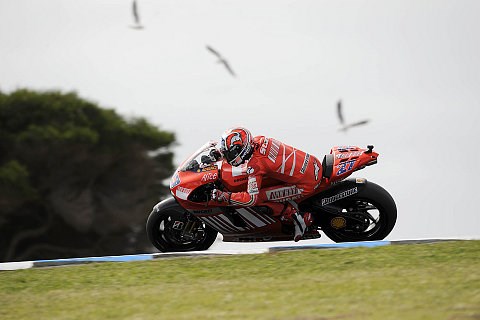 Rennen MotoGP: Stoner holt den Heimsieg