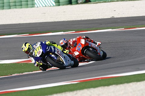 Interessant aber nicht möglich: Rossi und Stoner würden gerne einmal tauschen