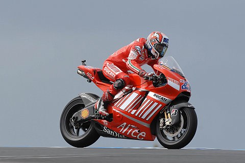 1. Training MotoGP: Eine Demonstration von Stoner