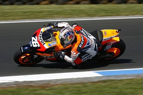 Pedrosa die Ausnahme: Einer mochte den Belag