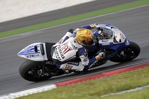 Yamaha hatte anders geplant: Auch der Regen war willkommen