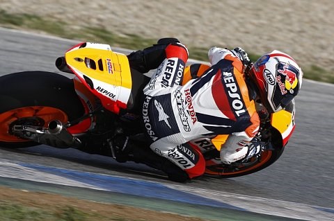 Gute Laune bei Repsol Honda: Auch Pedrosa kam zum Arbeiten