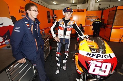 Hayden ist besorgt: Schleicher im Qualifying