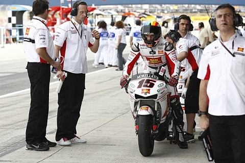 Ganz Gresini Honda war happy: Der Enthusiasmus passt