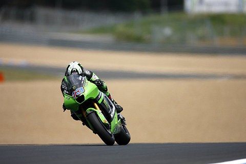 Kawasaki nagte der Frust: Aufgelöste Kette und verschwundener Grip