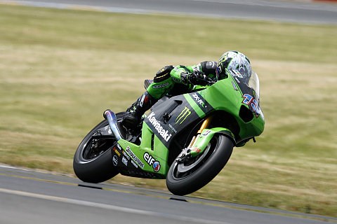 Kawasaki in ungewohnter Position: Vom Wetter nach vorne gespült