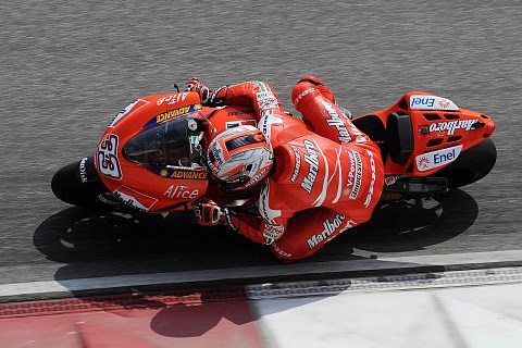 Stoner sparte Reifen: Melandri konnte nicht fahren