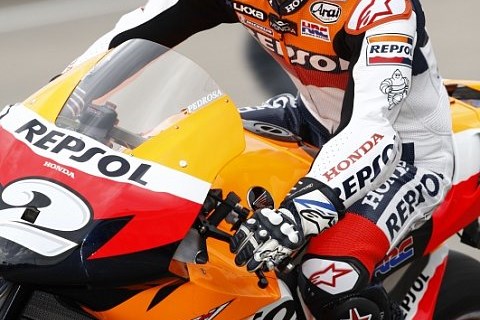 Repsol Honda kämpfte mit den Reifen: Im letzten Sektor war schon Schluss
