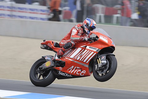 Rossi vs. Stoner: Hoffen auf ein trockenes Rennen